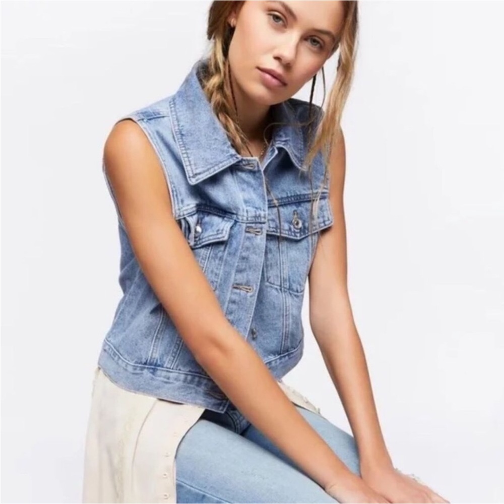 NWOT Madewell The Jean Denim Vest